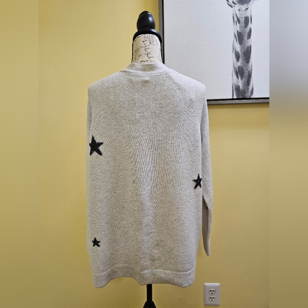 The White company Sparkle Star Cardigan with Alpaca, size US M - Picture 2 of 10